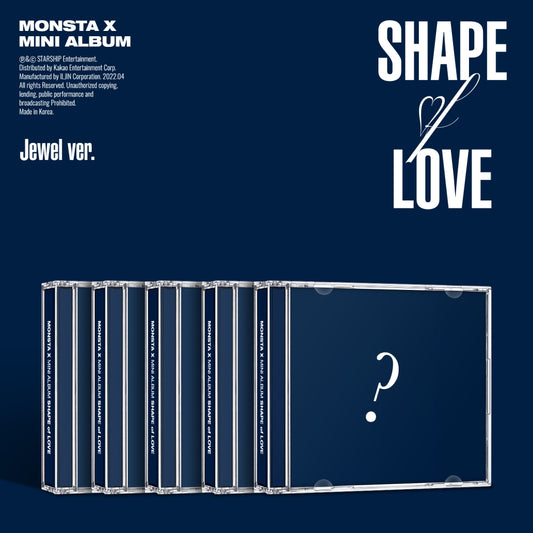 MONSTA X 11th Mini Album : SHAPE of LOVE (Jewel Case Ver)