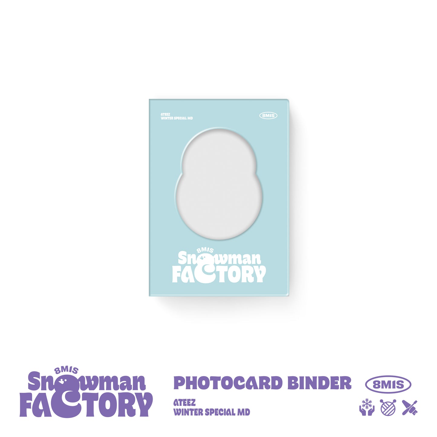 ATEEZ WINTER SPECIAL MD : Snowman Factory Photocard Binder