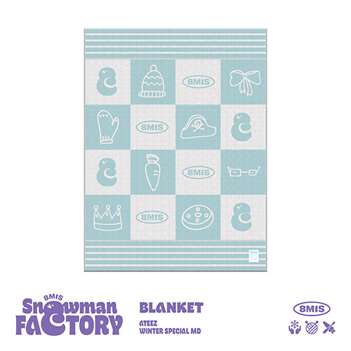 ATEEZ WINTER SPECIAL MD : Snowman Factory Blanket