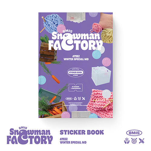 ATEEZ WINTER SPECIAL MD : Snowman Factory Sticker Book