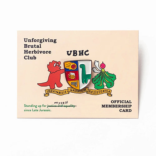 JOGUMAN UBHC Shield Type Pin Badge