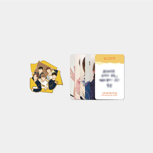 N.FLYING LIVE &CON3 Badge & Message Card Set