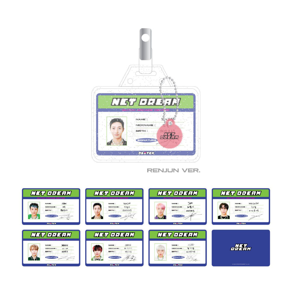NCT DREAM Glitch Mode Pop Up Store Card Holder + ID Card Set