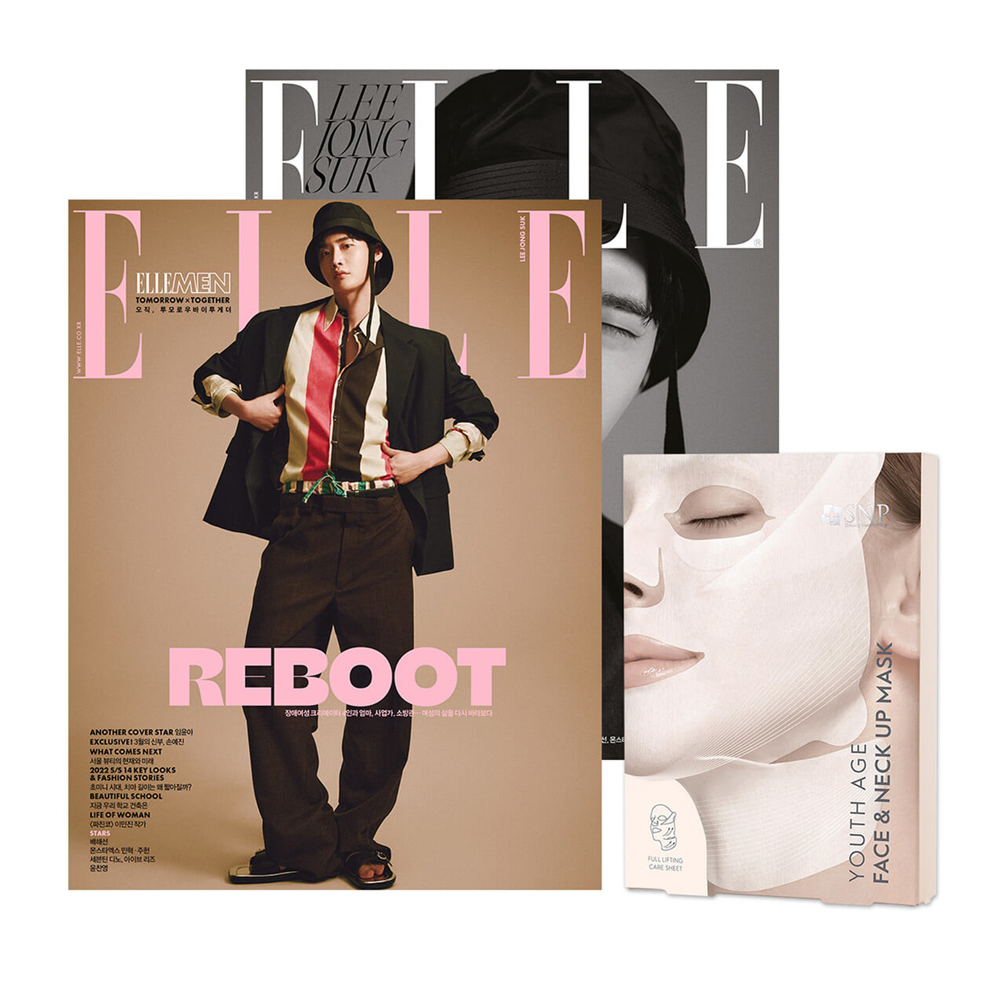 ELLE Korea Magazine March 2022 : Lee Jong Suk Cover