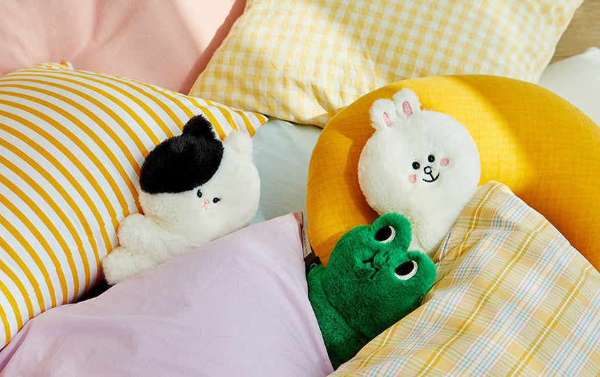 LINE FRIENDS Flat Fur Plush Doll