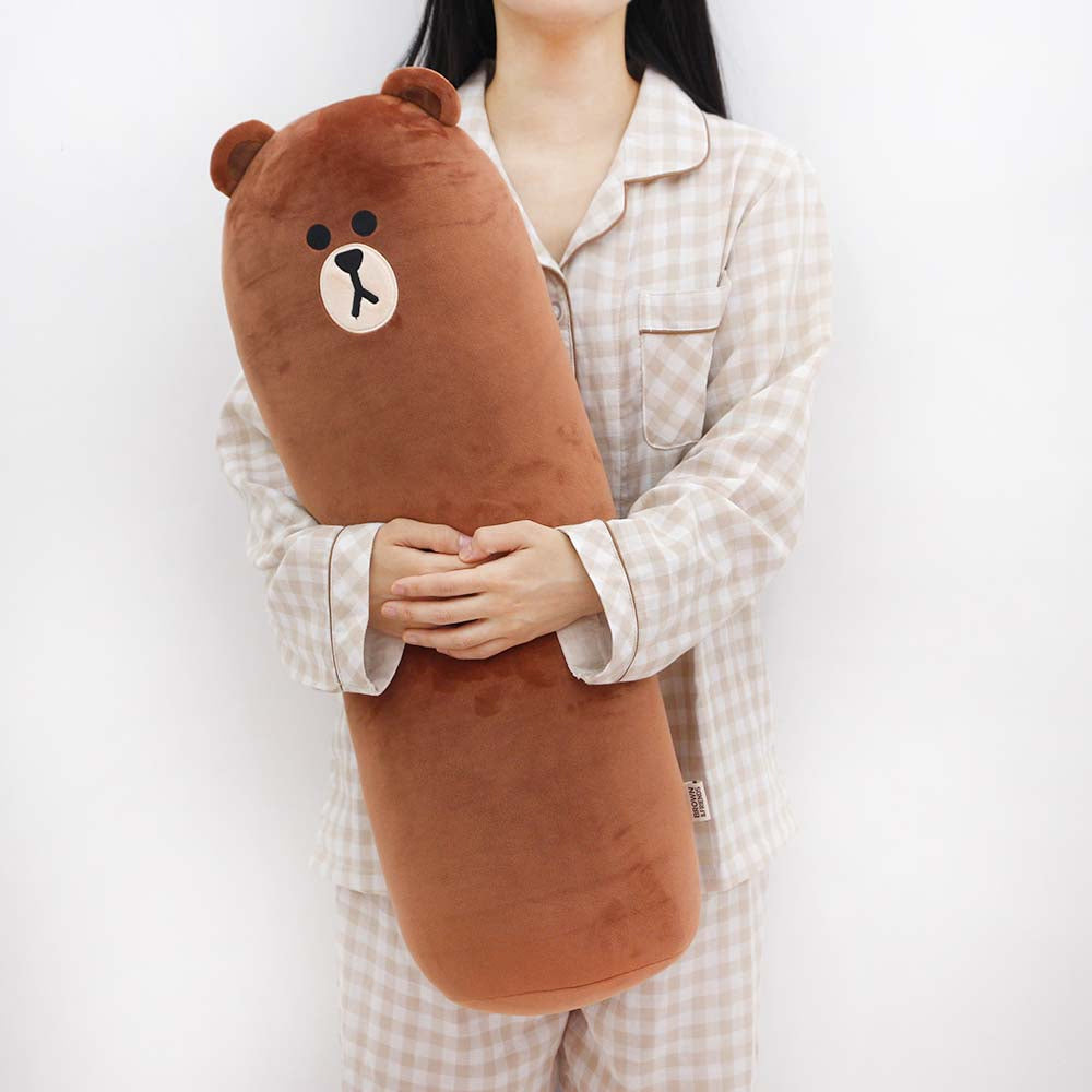 BROWNFRIENDS Long Pillow (Brown)