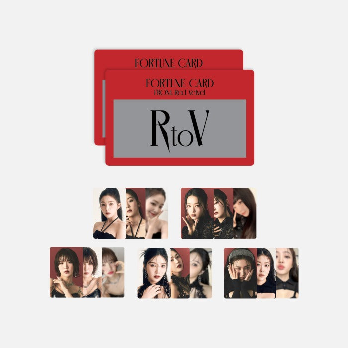 RED VELVET 4th Concert "R to V" Fortune Scratch Set