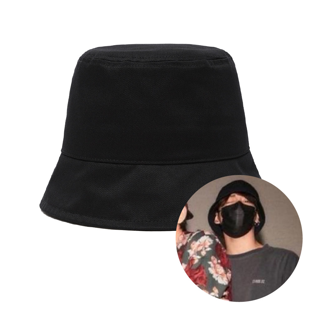 Luoespac Overfit Drop Bucket Hat worn by BTS Jungkook