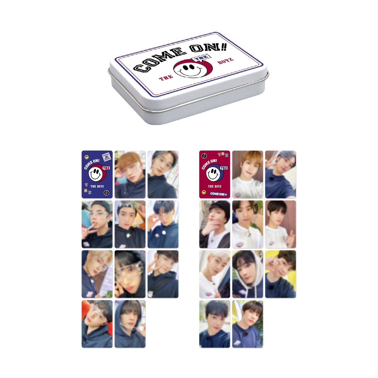 THE BOYZ 2022 Come On! THE BOYZ Photocard & Tin Case Set