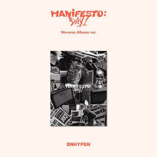 ENHYPEN 3rd Mini Album : MANIFESTO : DAY 1 (Weverse Albums Ver)