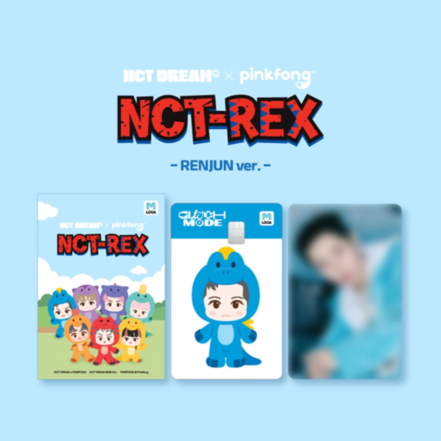 NCT DREAM X PINKFONG NCT-REX Locamobility Card