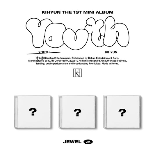 MONSTA X Kihyun 1st Mini Album : YOUTH (JEWEL Ver)