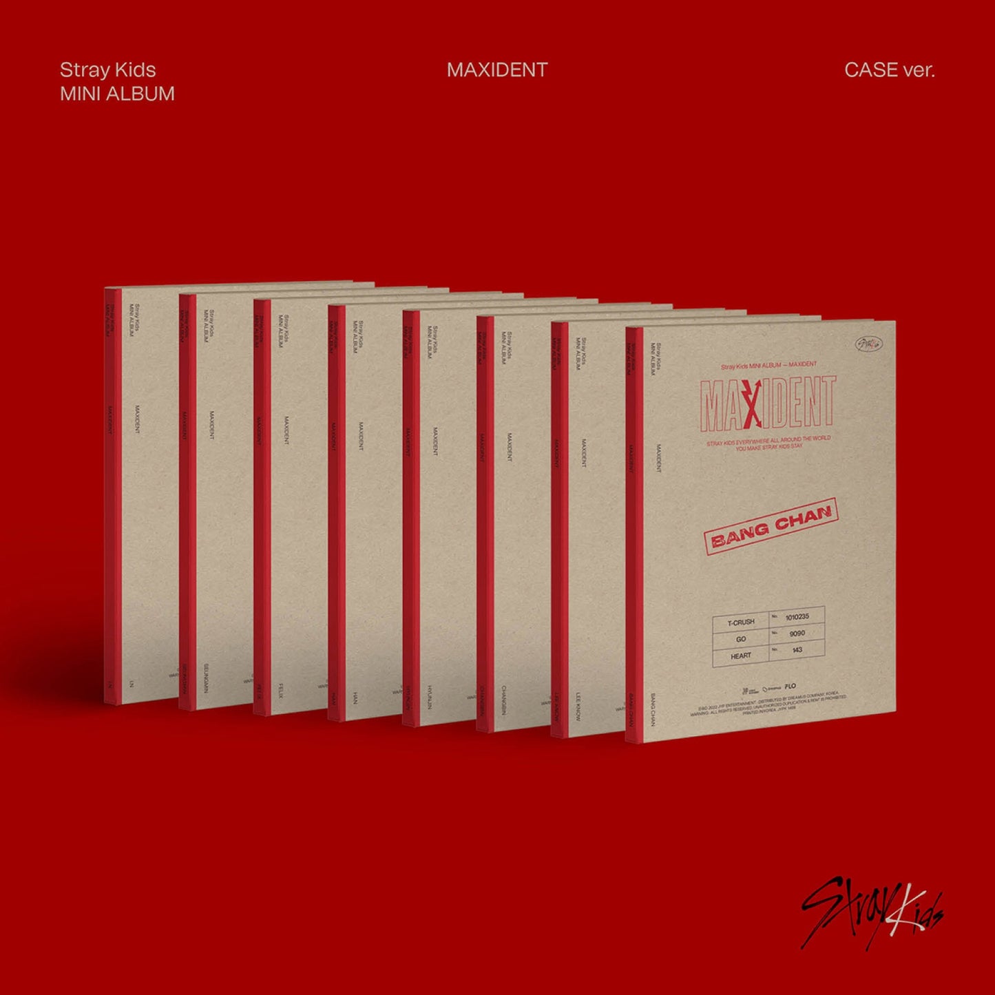 STRAY KIDS Mini Album : MAXIDENT (Case Version)