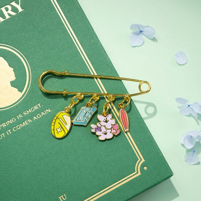 IU LILAC Charm Brooch