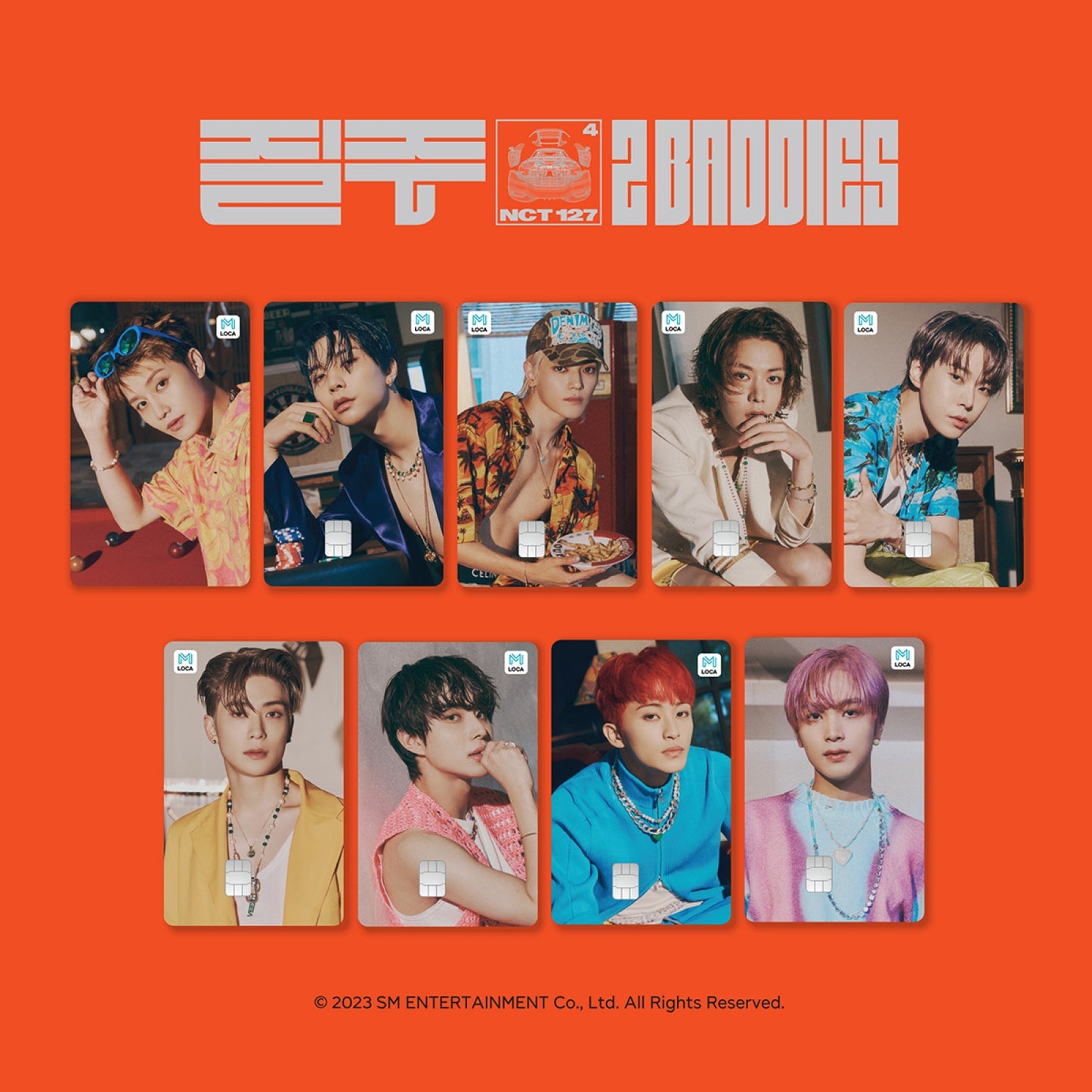 NCT 127 2 Baddies Locamobility Card (Transport Card)