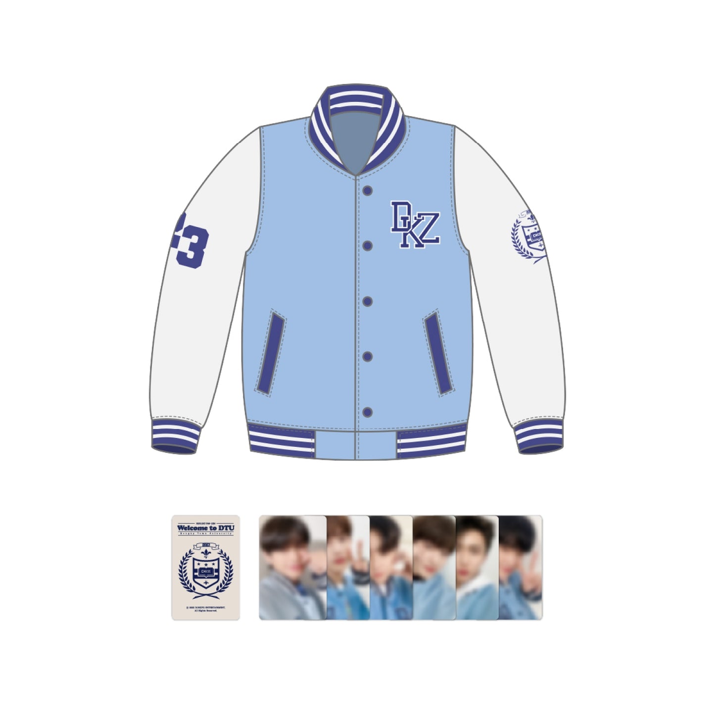 DKZ Varsity Jacket DKZ 2023 Fancon Welcome to DTU