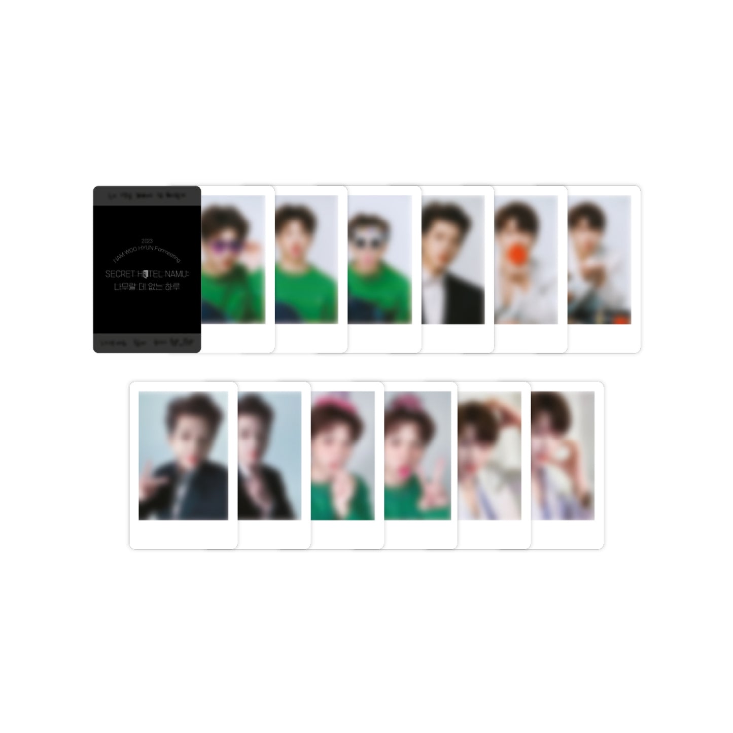 NAM WOO HYUN SECRET HOTEL NAMU Polaroid Photocard Set