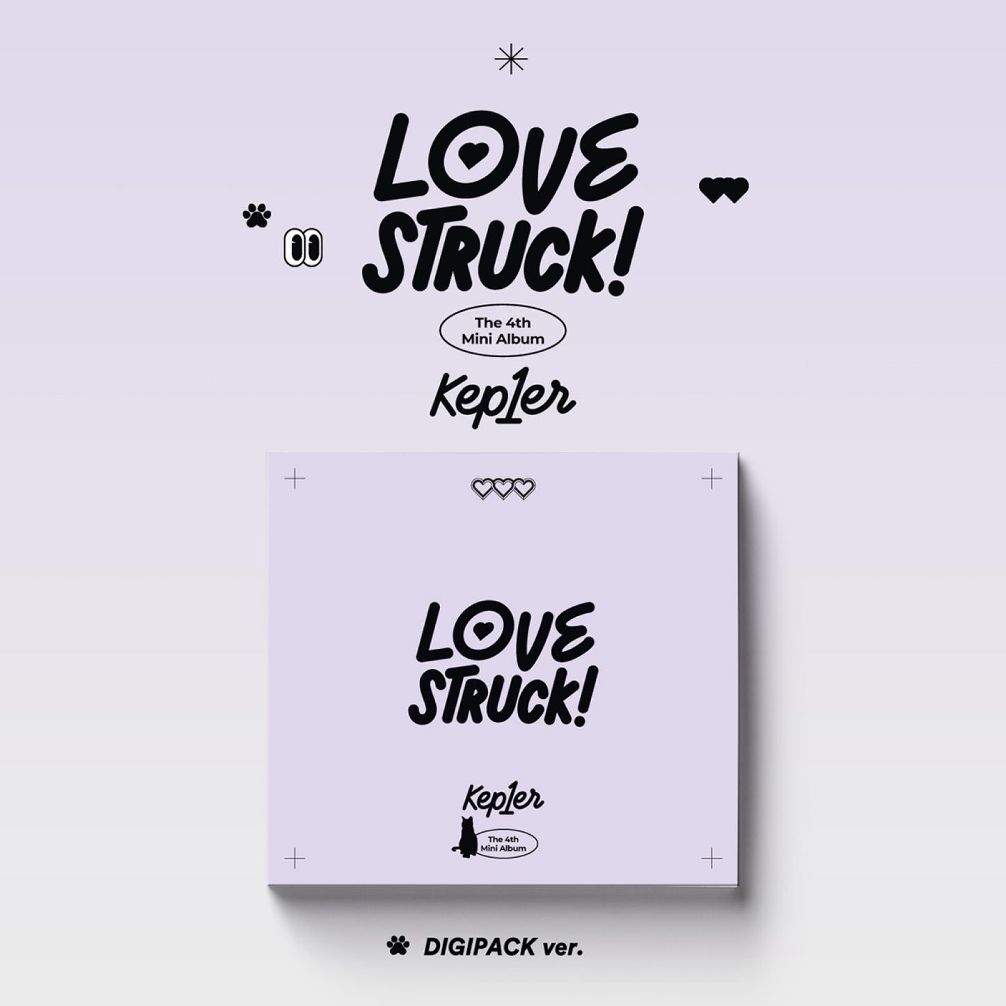 KEP1ER 4th Mini Album : LOVESTRUCK! (Digipack ver)