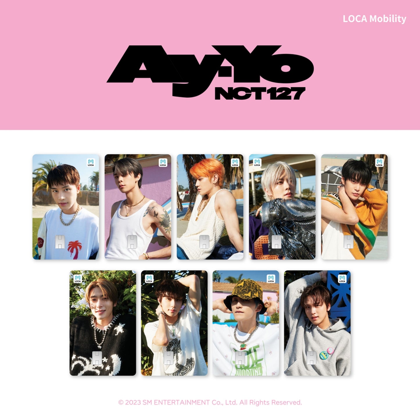 NCT 127 Ay-Yo Locamobility Card