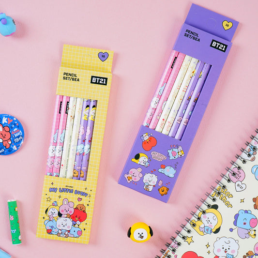 BT21 Baby LITTLE BUDDY Pencil Set (6EA)