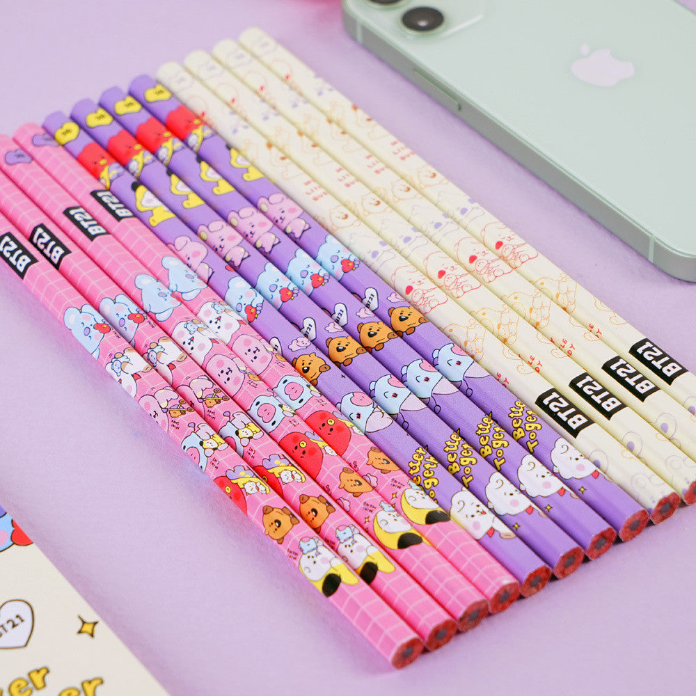 BT21 Baby LITTLE BUDDY Pencil Set (12EA)