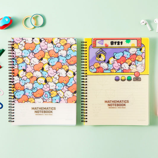 BT21 Baby minini 8mm Mathematics Notebook