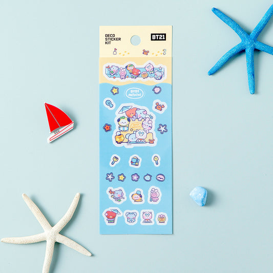 BT21 minini Summer Sky Sticker