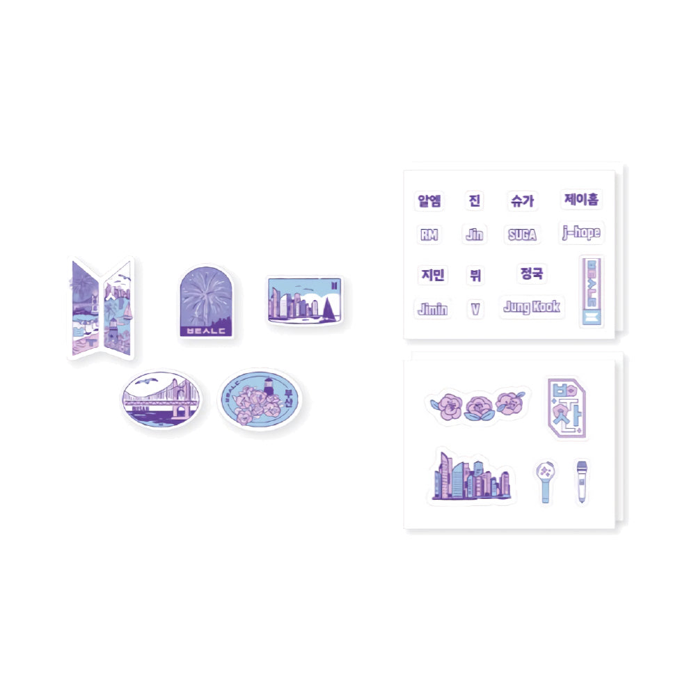 BTS YET TO COME in BUSAN City Sticker Set Busan