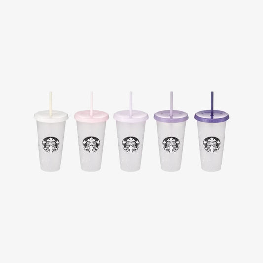 Starbucks Korea 23 Cherry Blossom Color Changing Confetti Coldcup 710ml (5P)