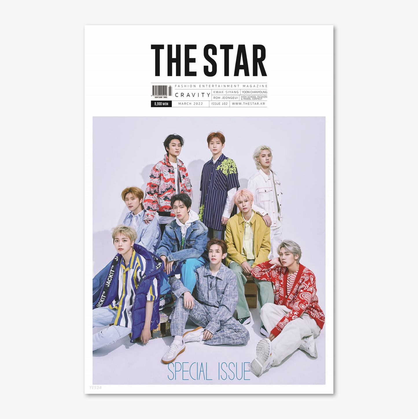 THE STAR Korea Magazine March 2022 : CRAVITY Cover