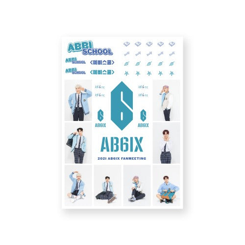 AB6IX ABBI SCHOOL Sticker & Photo Set