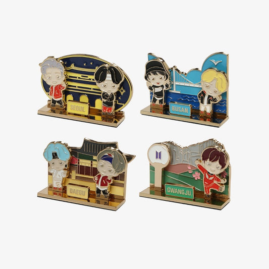 BTS TinyTAN City Magnet