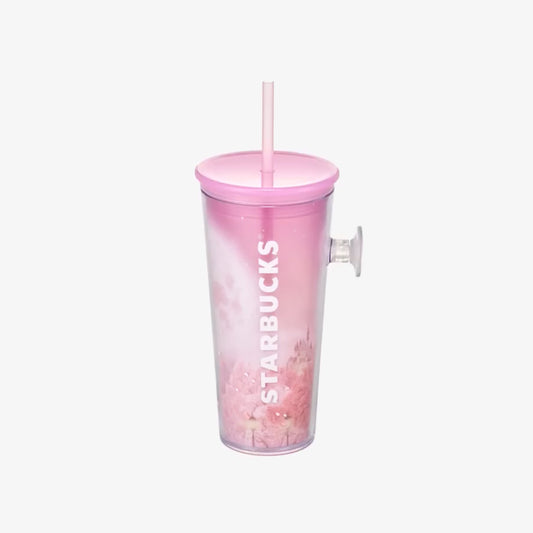 Starbucks Korea 23 Cherry Blossom Pop Handle Romantic Coldcup 473ml