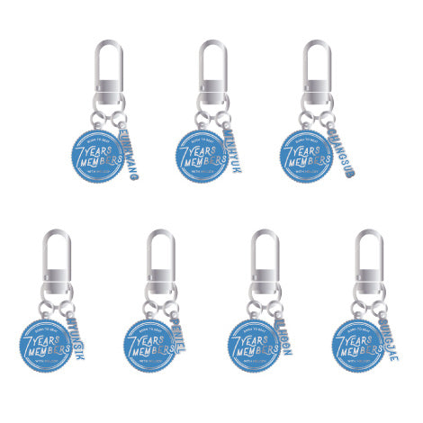 BTOB 7Y7M Name Tag Keyring