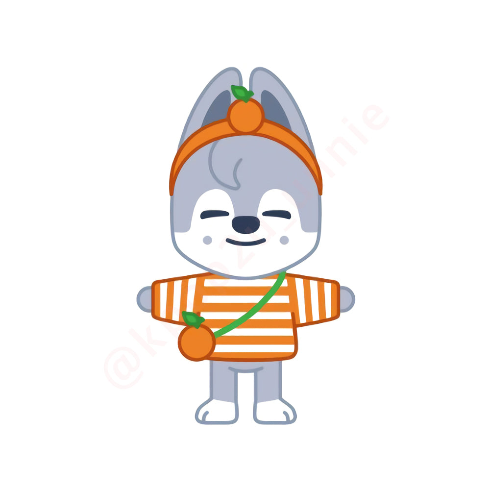 STRAY KIDS Stay in STAY SKZOO Original Plush Outfit Citrus Ver