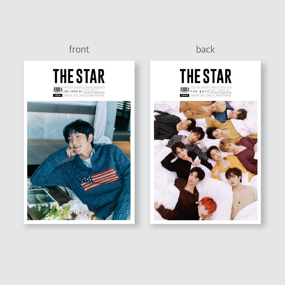 THE STAR Korea Magazine February 2023 : THE BOYZ / LEE JOON GI Cover