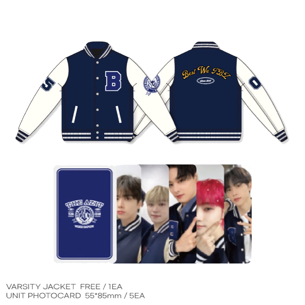 (Pre-Order) THE BOYZ THE AZIT Varsity Jacket & Photocard Set