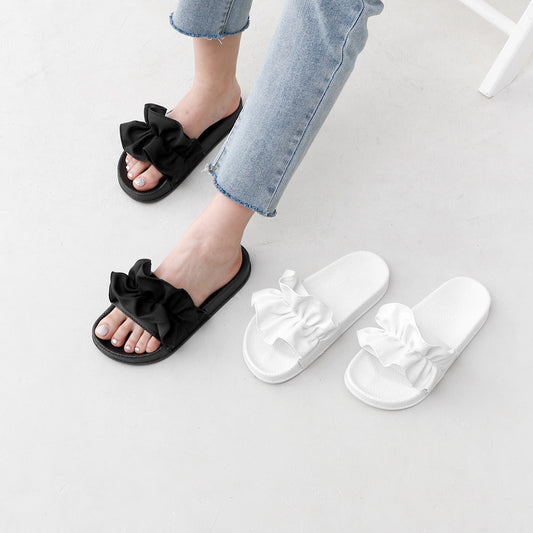 ITSHU Ruffle Slippers