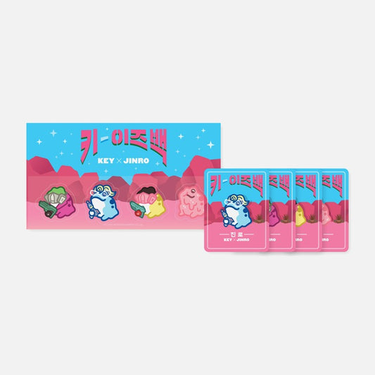 SHINee KEY LABEL + EPOXY STICKER SET  KEY X JINRO : KEY IS BACK