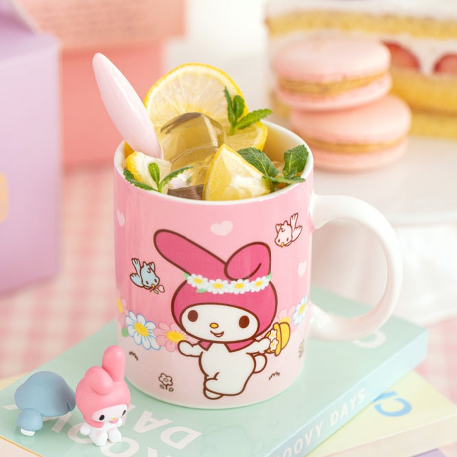 SANRIO Flower Ceramic Mug Cup
