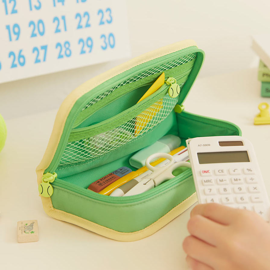 Kakao Friends Let's Play Square Pencil Case