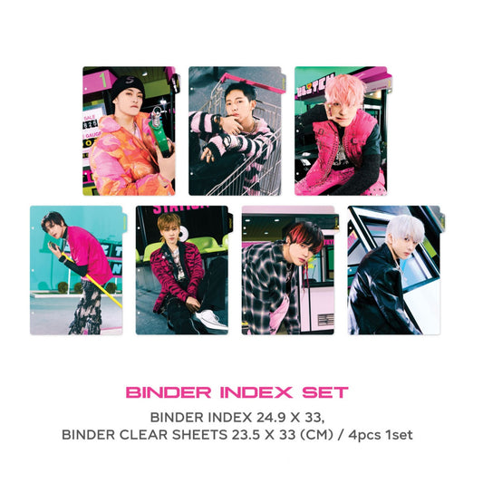 NCT DREAM Glitch Mode Pop Up Binder Index Set