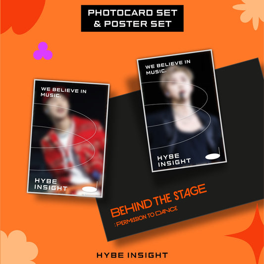 BTS HYBE Photocard Set (Behind The Stage: Permission To Dance)