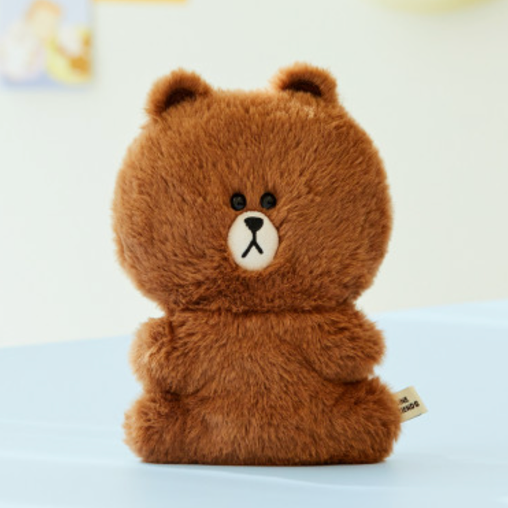 LINE FRIENDS Flat Fur Plush Doll