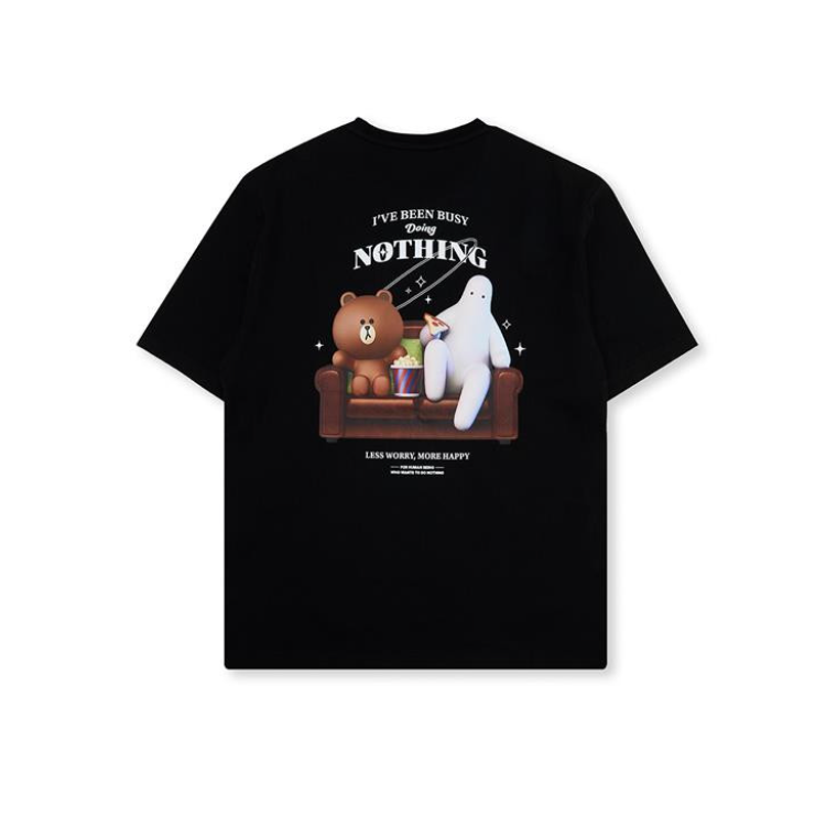 LINE FRIENDS Brown X Mr.Donothing T-shirt