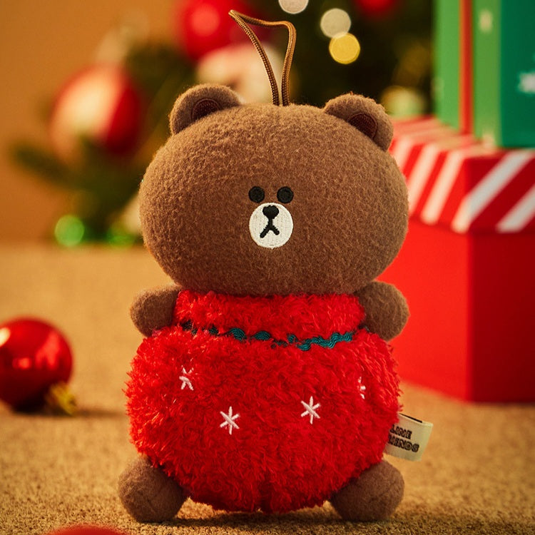 LINE FRIENDS & minini 2022 Holiday Ornament Doll