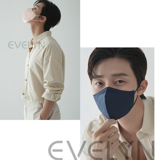 EVELYN KF94 Face Mask 50 pcs (12 colours) Park Seo Joon Daily Face Mask