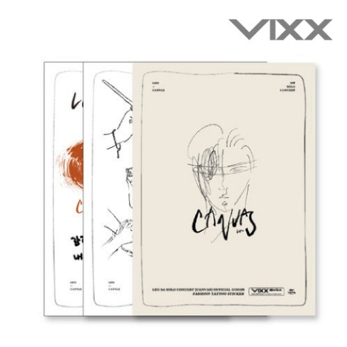 VIXX LEO 1st Solo Concert CANVAS Tattoo Sticker