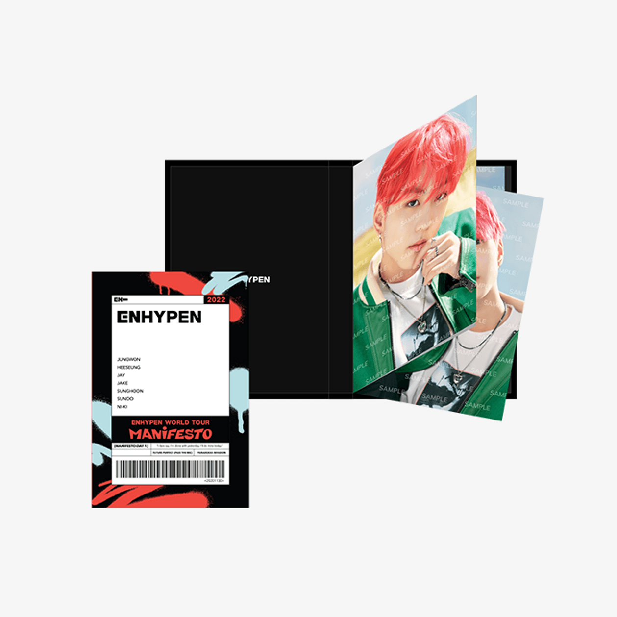 ENHYPEN World Tour MANIFESTO Postcard Book