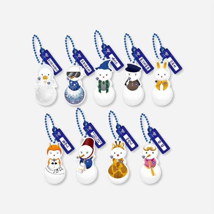 SUPER JUNIOR [EVER SMTOWN] Snowman Soft Keyring